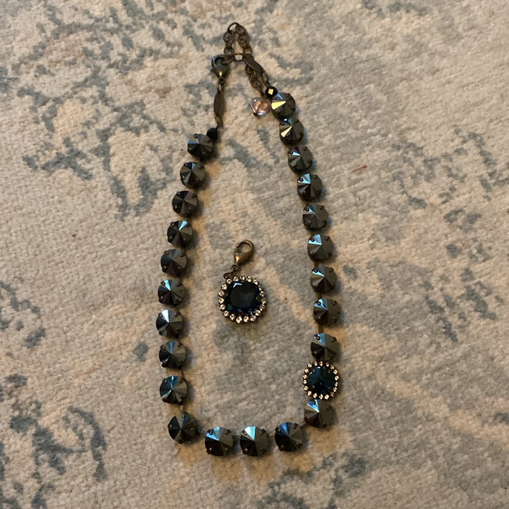 Sabika Rhinestone Cowboy choker with removeable pendant